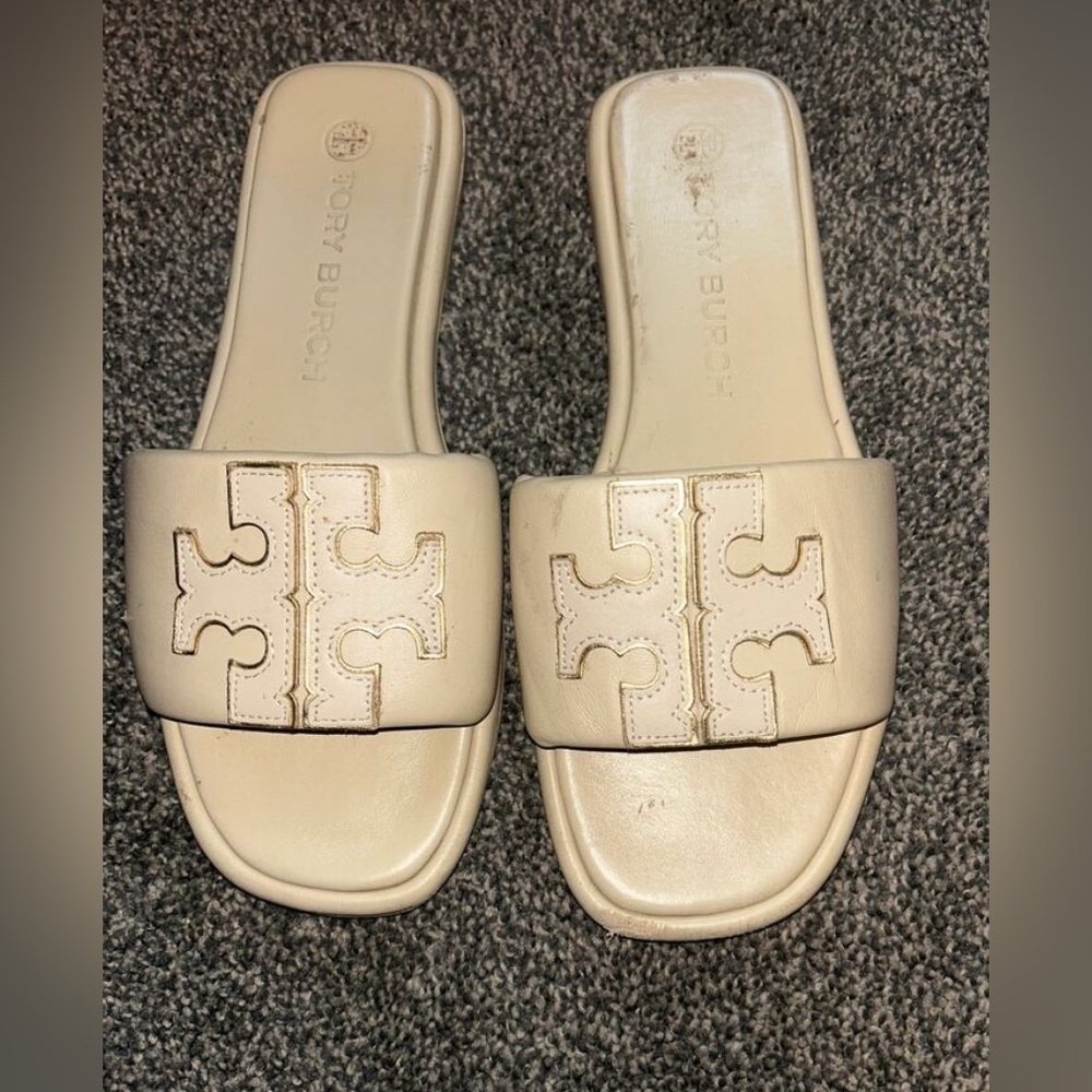 Tory Burch Cream Sandals